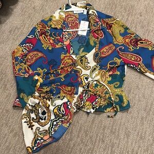 Retro Willow and Root blouse